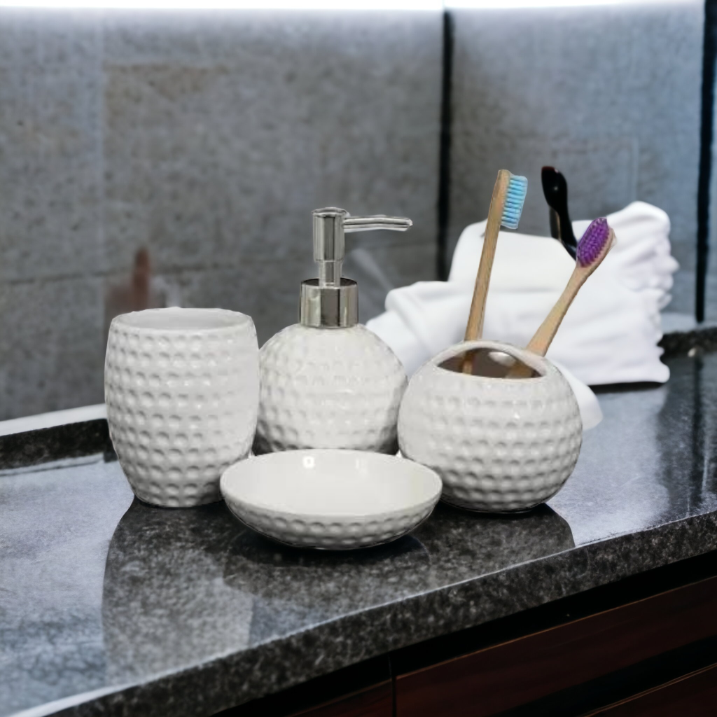 Round Design Bathroom Accessories Set Ce...