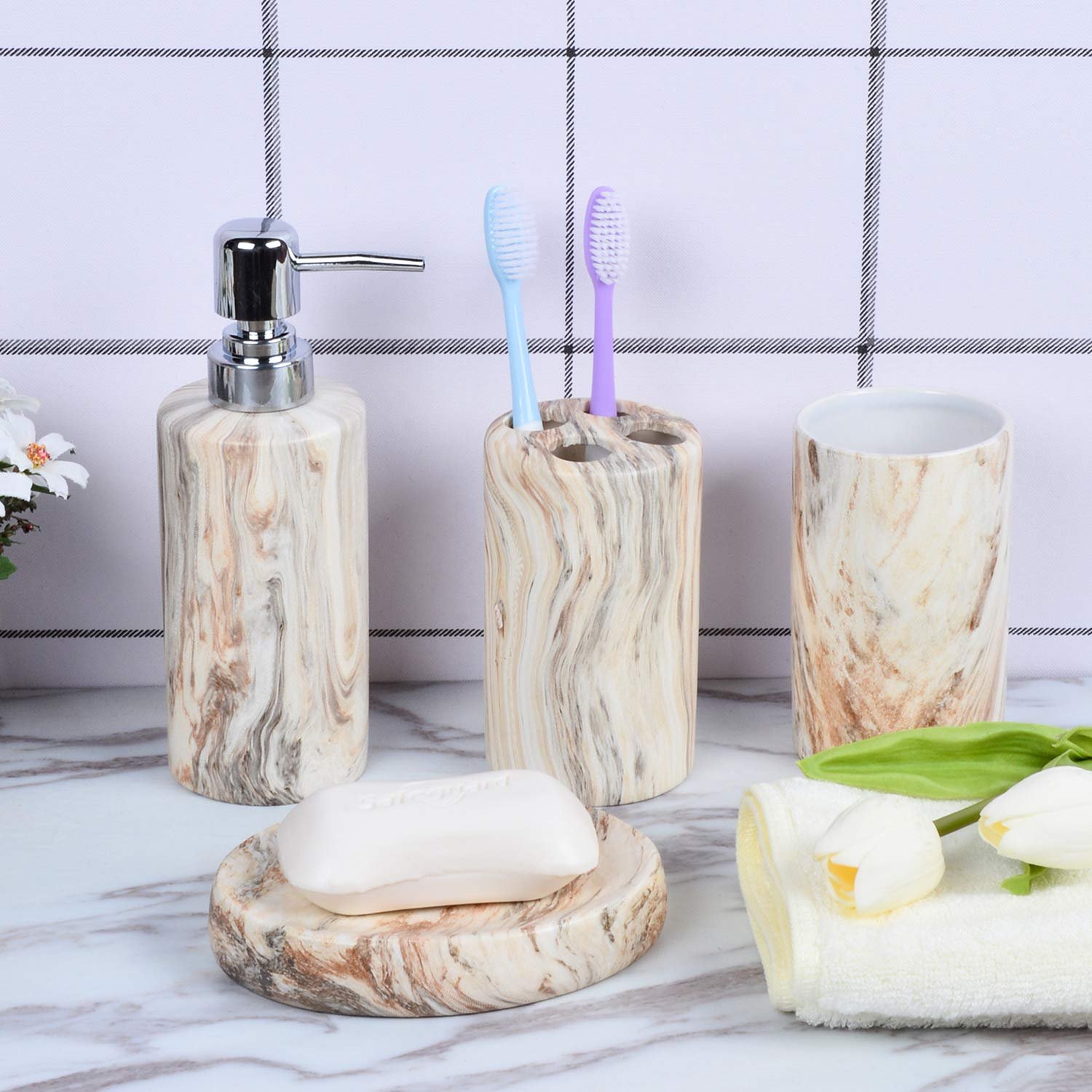 Italian Marble Design Bathroom Accessori...