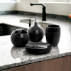 Ceramic Bathroom Accessories Set Ceramic - 4 Pieces Bathroom Accessories Set Soap Dispenser in Maharashtra, Tamil Nadu, Kerala, Uttar Pradesh