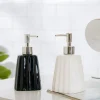 Square Shape Ceramic Liquid Soap, Shampoo, Conditioner, Shower Gel Dispenser (400ML, White, Assorted) in Maharashtra, Tamil Nadu, Kerala, Uttar Pradesh