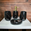 Ceramic Premium Bathroom Accessories Set Ceramic - 4 Pieces Bathroom Set Soap Dispenser | Toothbrush Holder